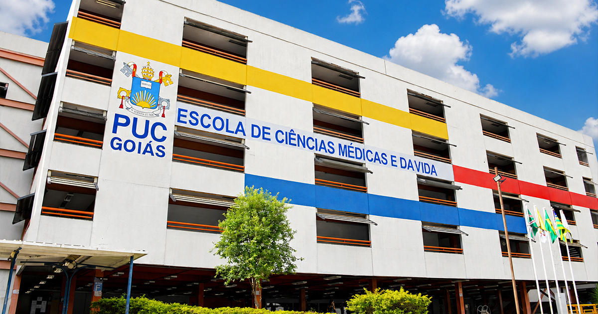 Prédio da Escola de Ciências Médicas e da Vida da PUC Goiás